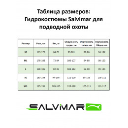Гидрокостюм Salvimar Garda KRYPTONITE 5,0 мм XXL