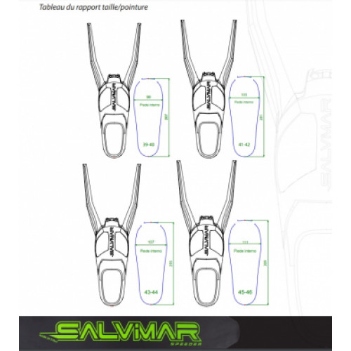 Ласты Salvimar SPEEDER CARBO, 43/44