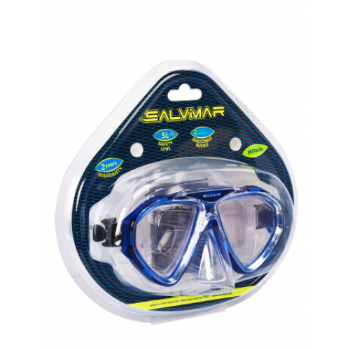 Маска детская Salvimar FRANCY, синяя