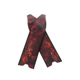 Ласты H.DESSAULT FIRE CAMO T300, 30/MEDIUM, калоши H.DESSAULT 400 серия, ЧЕРНЫЕ