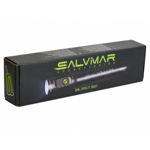 Подводный фонарь Salvimar BLAST X2, 1200 люмен, 1 диод, 2 аккумулятора 18650x2, ТЕПЛЫЙ свет