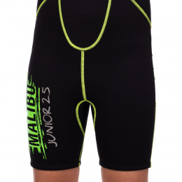 Гидрокостюм Marlin Malibu Shorty Junior Green/Black 2,5 мм