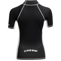 Футболка из лайкры с коротким рукавом RASH GUARD жен. черная Cressi