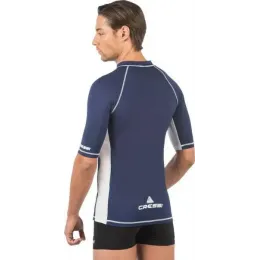 Футболка из лайкры с коротким рукавом RASH GUARD муж. Темно-синяя Cressi