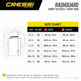 Футболка из лайкры с коротким рукавом RASH GUARD муж. Темно-синяя Cressi