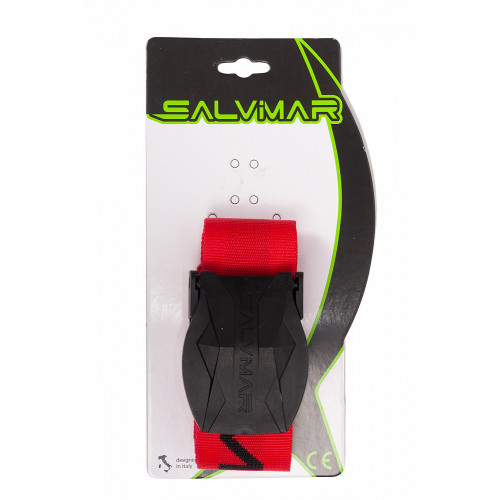 Нейлоновый грузовой ремень SALVIMAR с пряжкой из пластика, Красный