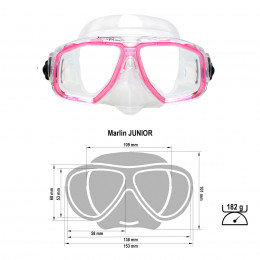 Маска Marlin Junior Pink