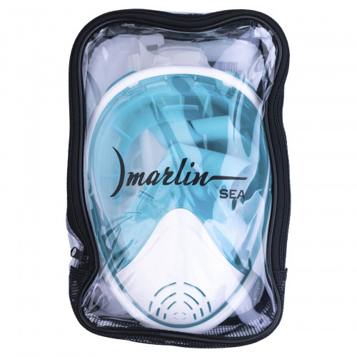 Маска Marlin SEA white/aqua/aqua S/M