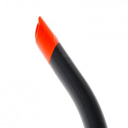 Трубка Marlin Flash Black/orange прямая гофра