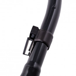 Трубка Marlin Dry Lux black/orange прямая гофра