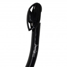 Трубка Marlin Dry Duo Black/Trans (изогнутая гофра)